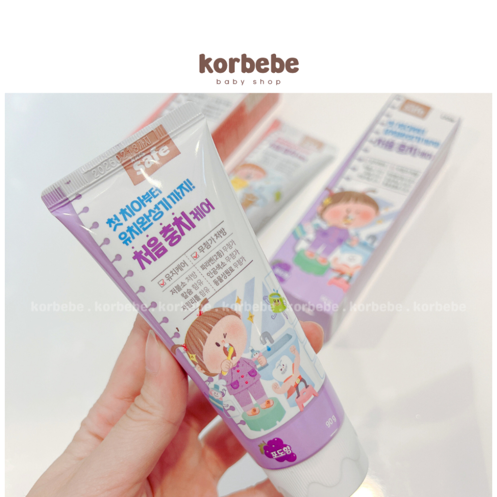 Kem đánh răng cho bé Lion Kids Safe Hàn Quốc 90g