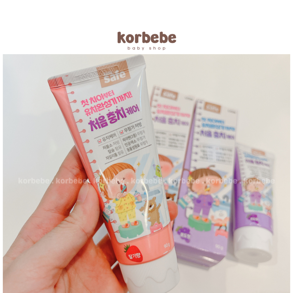 Kem đánh răng cho bé Lion Kids Safe Hàn Quốc 90g