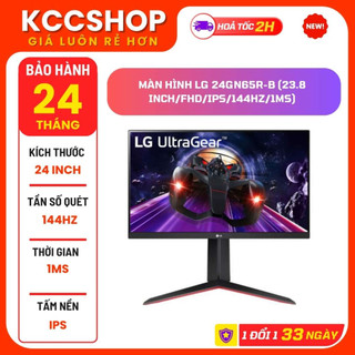 Màn hình LG 24GN65R-B (23.8 inch/FHD/IPS/144Hz/1ms)