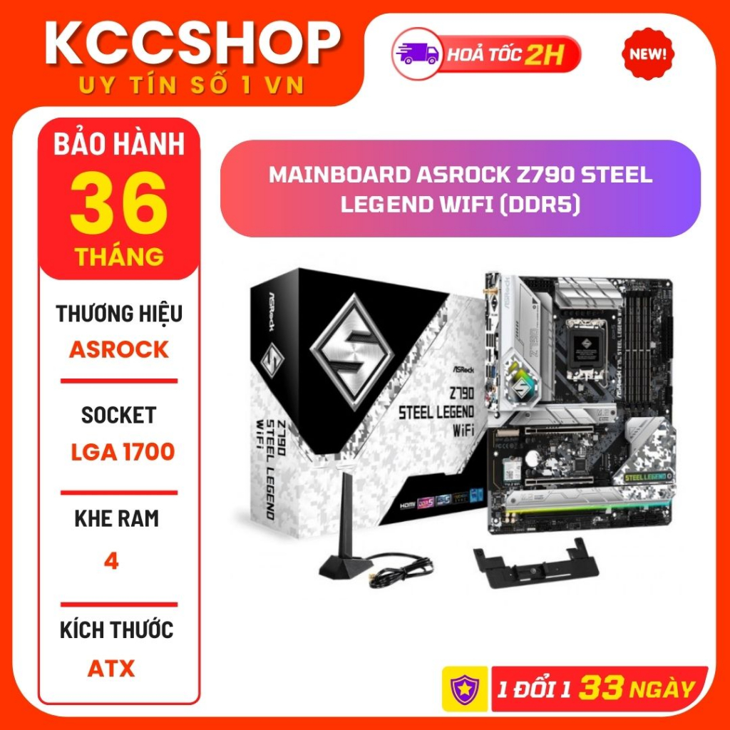 Combo CPU I5 13600K + I7 13700K + Mainboard ASROCK Z790 STEEL LEGEND WiFi  - BH 36 Tháng