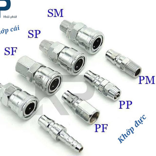 Khớp nối nhanh khí nén-Đầu nối nhanh khí nén, Khớp nối nhanh hơi-cút nối nhanh hơi , khớp đực cái