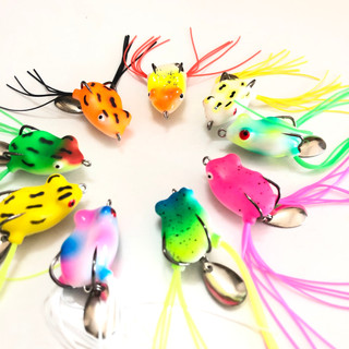 Mồi nhái hơi . mồi câu lure. nhái hơi mini chuyên câu lure
