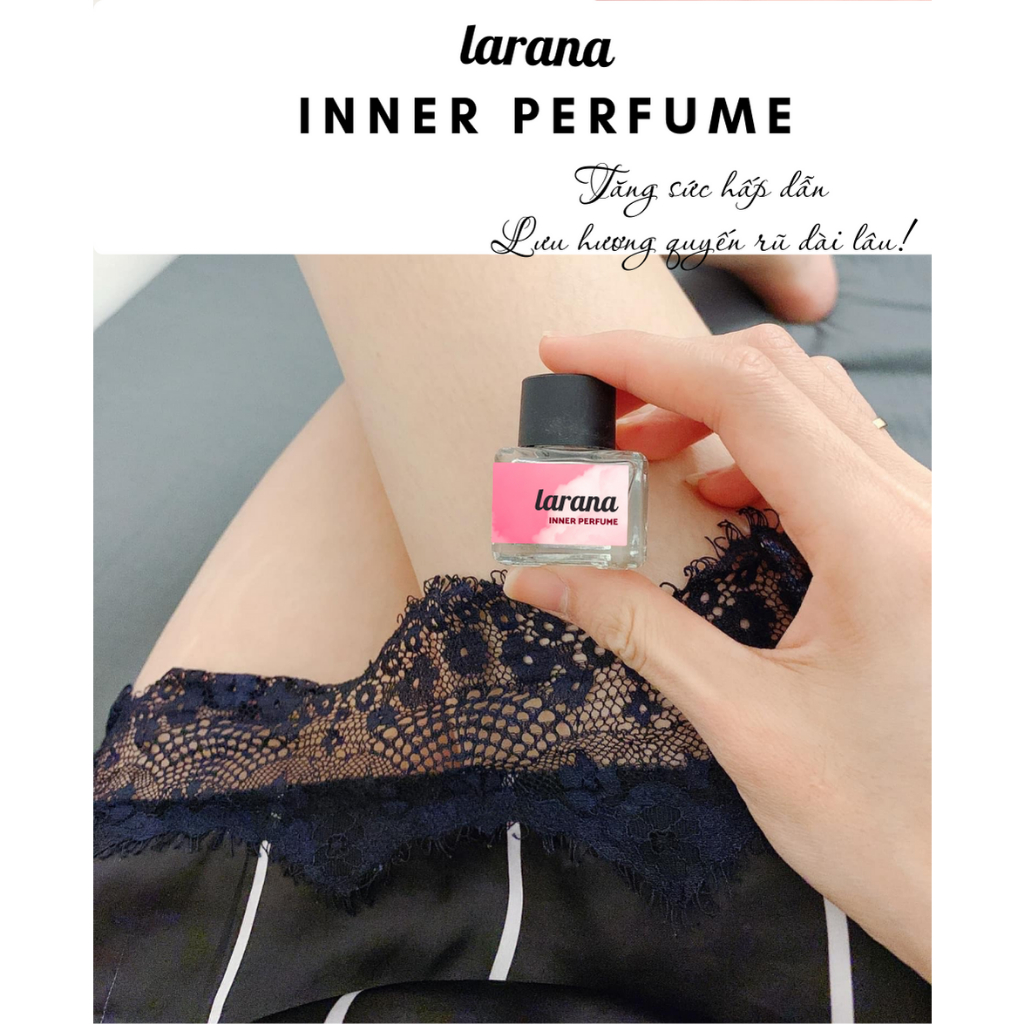 Nước hoa vùng kín Larana Inner Perfume, giúp khử mùi hôi hiệu quả, ngăn ngừa bệnh lý vùng kín hiệu quả, dung tích 5ml.