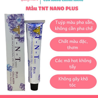 [Chính Hãng] Mầu nhuộm TNT Plus- màu thời trang  hộp  nhuộm 100ml