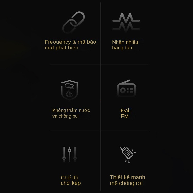 Bộ đàm Motorola 128CH Marine U/V Dual Frequency FM Đài phát thanh hai chiều 15KM