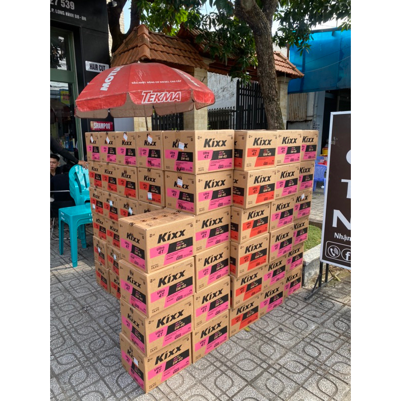 Nhớt Kixx Ultra Scooter 5W40 Tổng Hợp 100% Cho Xe Tay Ga Cao Cấp 0.8L