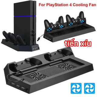 (Tiến xíu) đế tản nhiệt Ps4 fat ps4 slim ps4 pro PS4 có quạt làm mát siêu slimfit