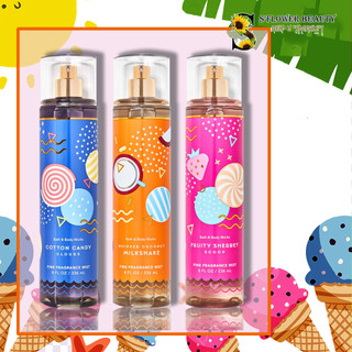 BST SALT SHACK | Xịt Thơm Nước Hoa Bath & Body Works Body Mist - Cotton Candy Clouds | Fruity Sherbet Scoop | Milkshake