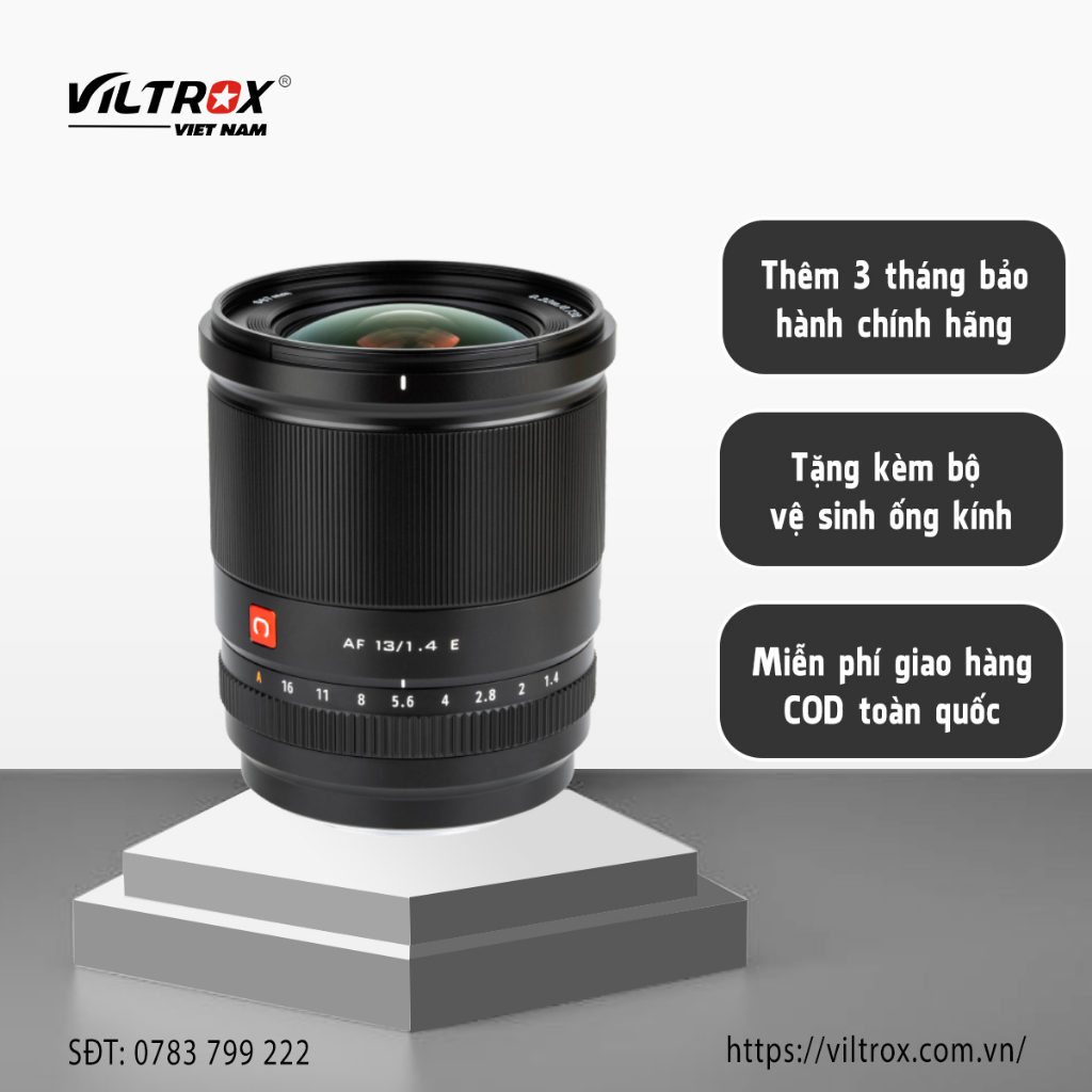 Ống kính Viltrox AF 13mm f/1.4 E For Sony E / Nikon / Fujifilm