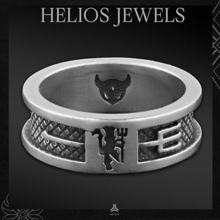 Nhẫn bạc s925 red devil ring helios silver original nbn0685