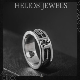 Nhẫn Bạc S925 RED DEVIL RING Helios Silver Original NBN0685