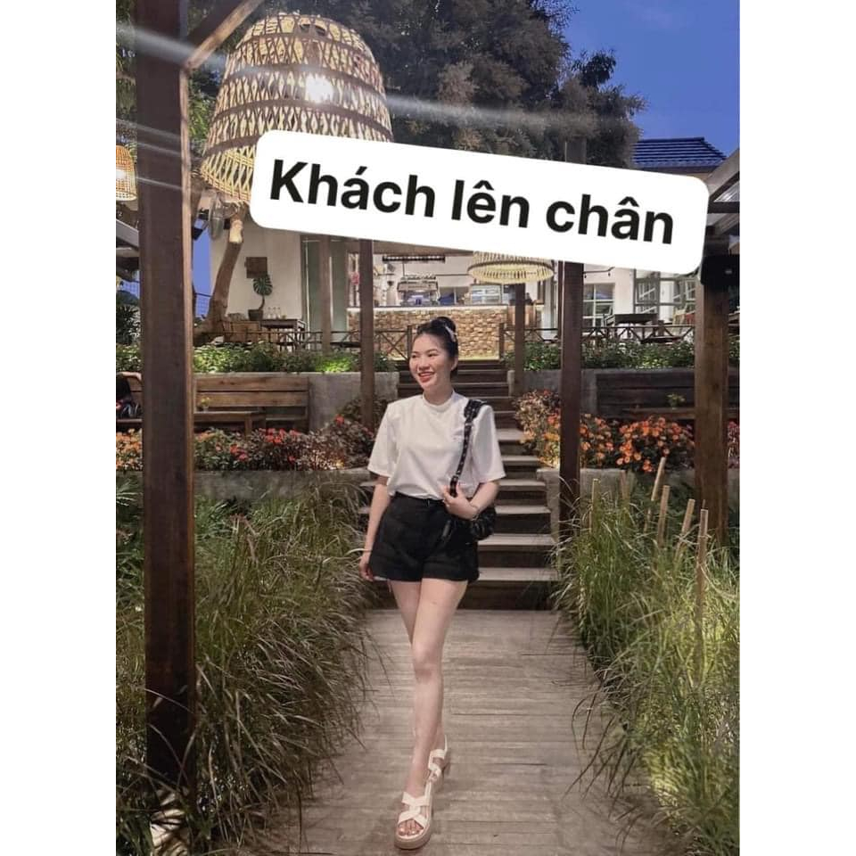 Sandal nữ lên chân siêu xinh quai chéo dễ phối mẫu mới 2023 HCOM387.DE