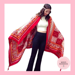 Khăn choàng bohemian in hoạ tiết thổ cẩm