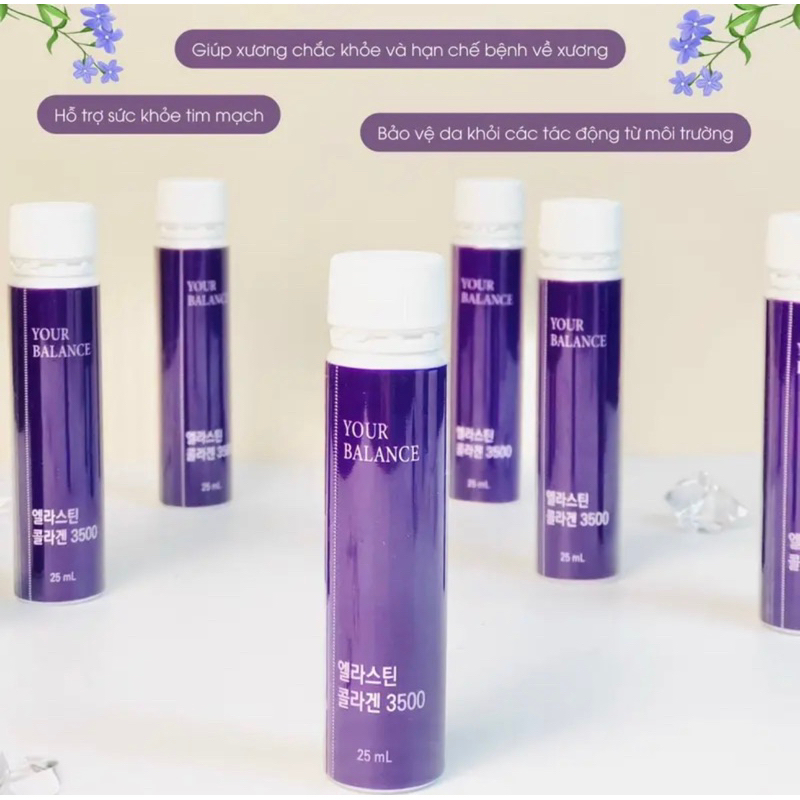 Nước Uống Elastin Collagen 3500mg Your Blance Cao Cấp Trẻ Hoá Da Và Trắng Sáng