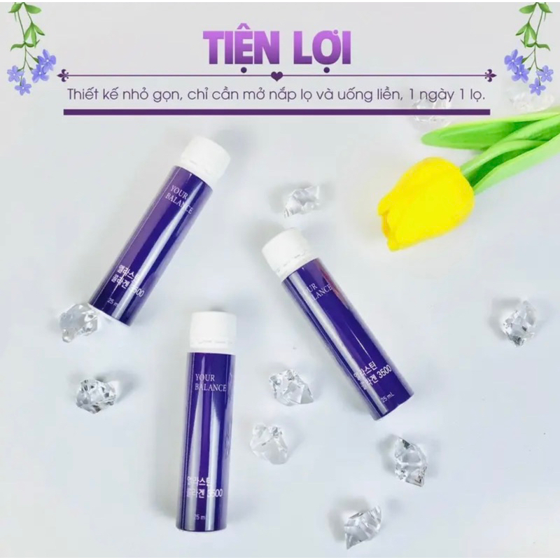 Nước Uống Elastin Collagen 3500mg Your Blance Cao Cấp Trẻ Hoá Da Và Trắng Sáng