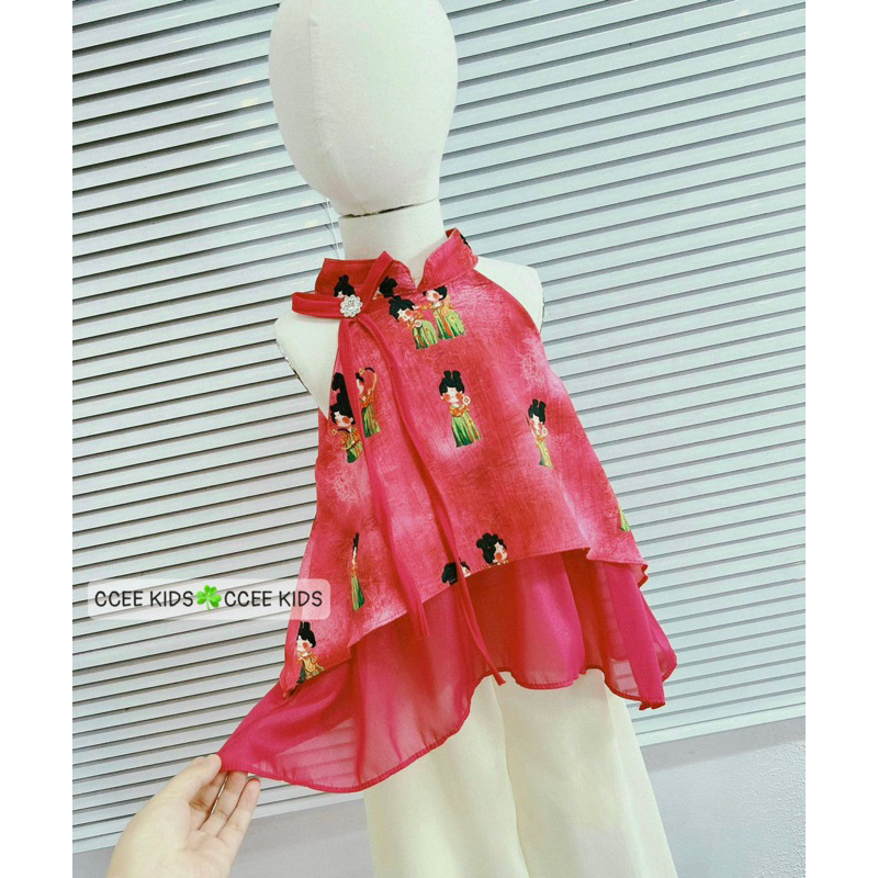 Bộ set yếm cho bé gái