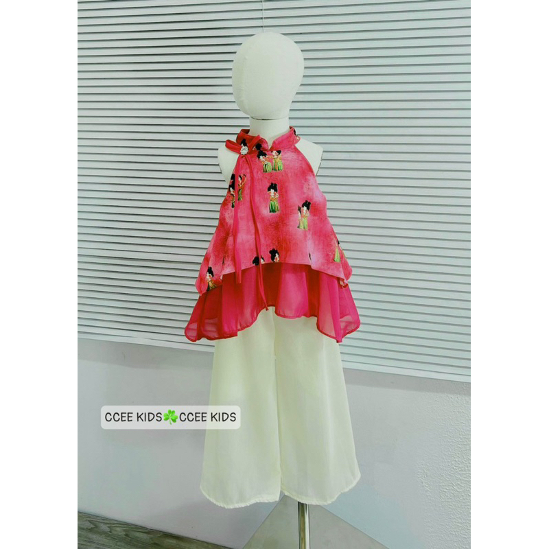 Bộ set yếm cho bé gái