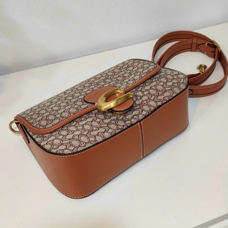 COACH® | Soft Tabby Shoulder Bag In Micro Signature Jacquard ✨kẹp nách siêu sang