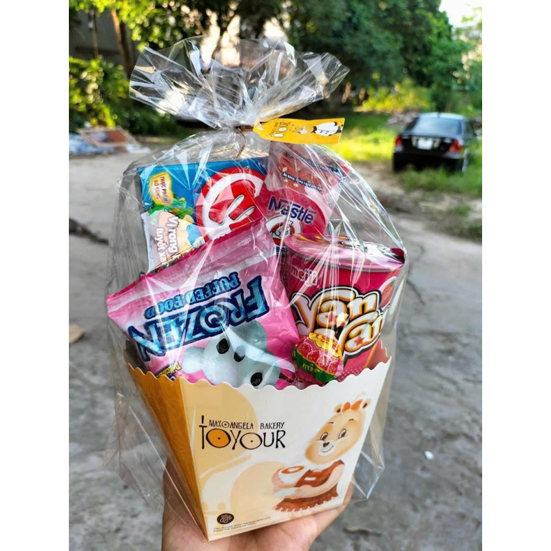 Túi gấu cao đựng quà cho bé