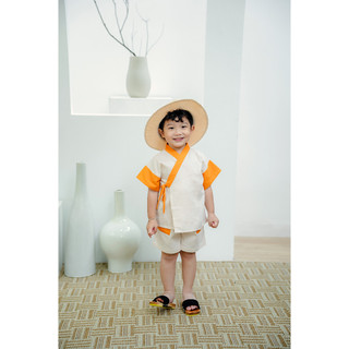 Bộ Đồ Mùa Hè Đi Biển Kiểu Yukata Kiểu Nhật Bản Cho Bé Mặc Hè Từ 1-6 Tuổi - JINBEI SET - SEL005 - SAOLA KIDS CLOTHING