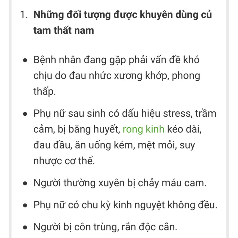 CÂY GIỐNG TAM THẤT NAM