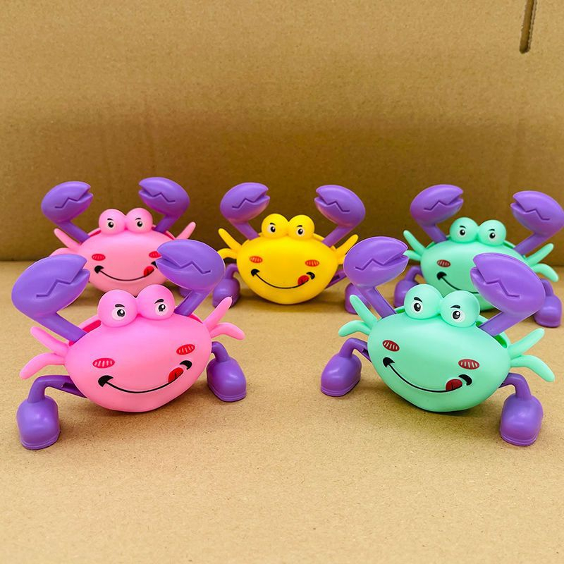 Đồ Chơi Mô hình Chú Cua Ngộ Nghĩnh Đáng Yêu Vặn Cót, Cua Bò Nhún Nhảy Vui Nhộn Cho Bé Gái Bé Trai