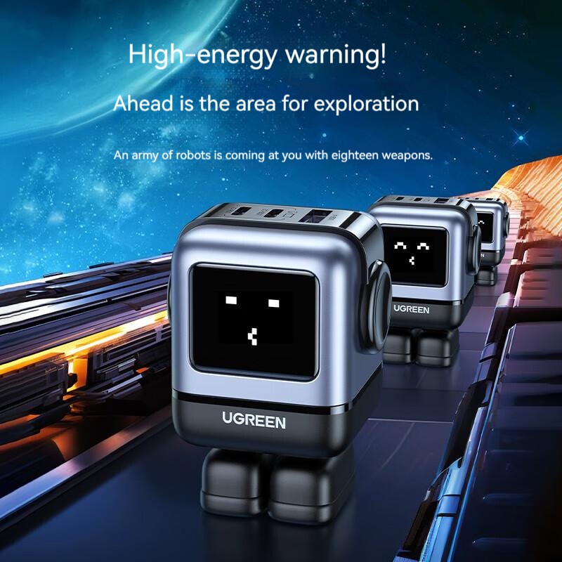 GaN UGREEN Q Pai Sạc nhanh USB-A USB-C GaN 65W  thích hợp  X 12 13 14 Pro Max/ Samsung S22 S23/ Xiaomi 13 HaiBunSt