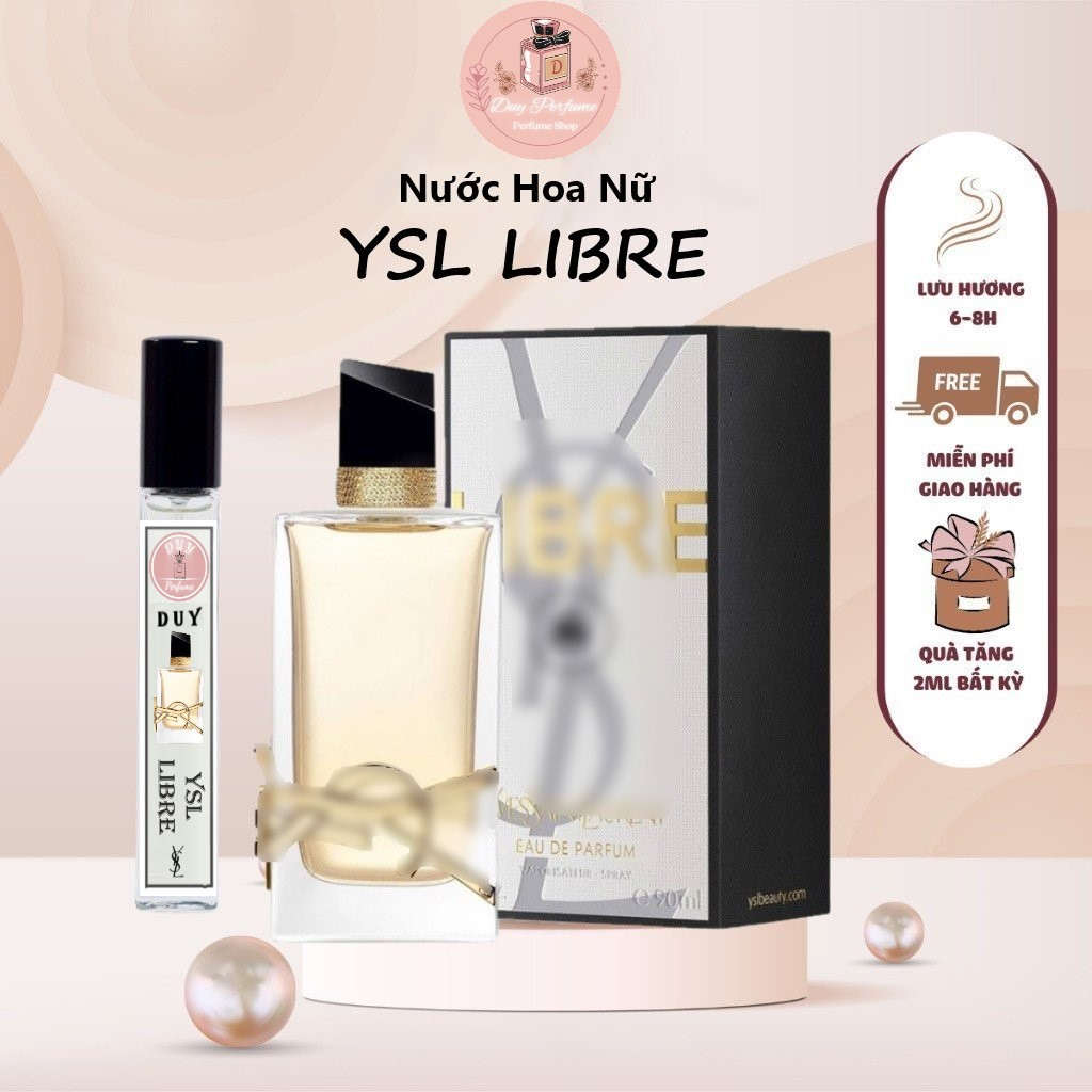 [𝐀𝐮𝐭𝐡] Nước Hoa Nữ 𝒀𝑺𝑳 Libre EDP dung tích 90ml , hương thơm nữ mang hương thơm nống nàn ấm áp - Duy Perfume