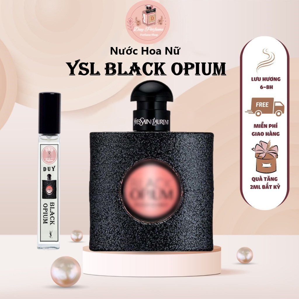 [𝐀𝐮𝐭𝐡] Nước hoa 𝒀𝑺𝑳 nữ chính hãng 𝒀𝑺𝑳 Black Opium 90ml Hương Thơm Ngọt Ngào Mùi hương bí ẩn quyến rũ và cực kỳ gợi cảm