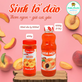 Sinh tố đào Vina Mứt ngon bổ rẻ