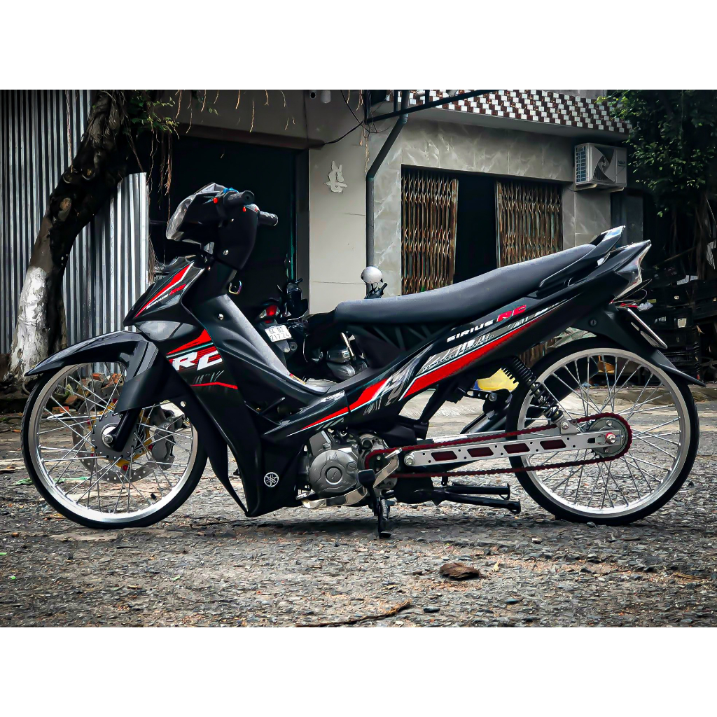 Tem ba lớp RC v2 cho cho sirius 50 - 110 cc nhản dán decal