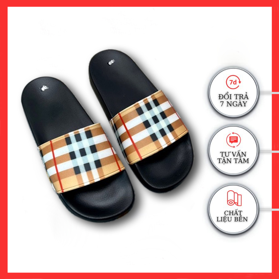 Dép nam quai ngang bbr, thời trang hiện đại hợp thời phong cách