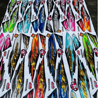 Tem Rời Lửa Cháy Ghép Crom Dán Wave 50/100/110 Chuẩn Phom Cực Chất.