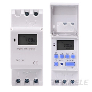Đồng hồ công tắc hẹn giờ điện tử THC15A đồng hồ lập trình chuyển đổi công tơ hẹn giờ bật tắt thiết bị điện