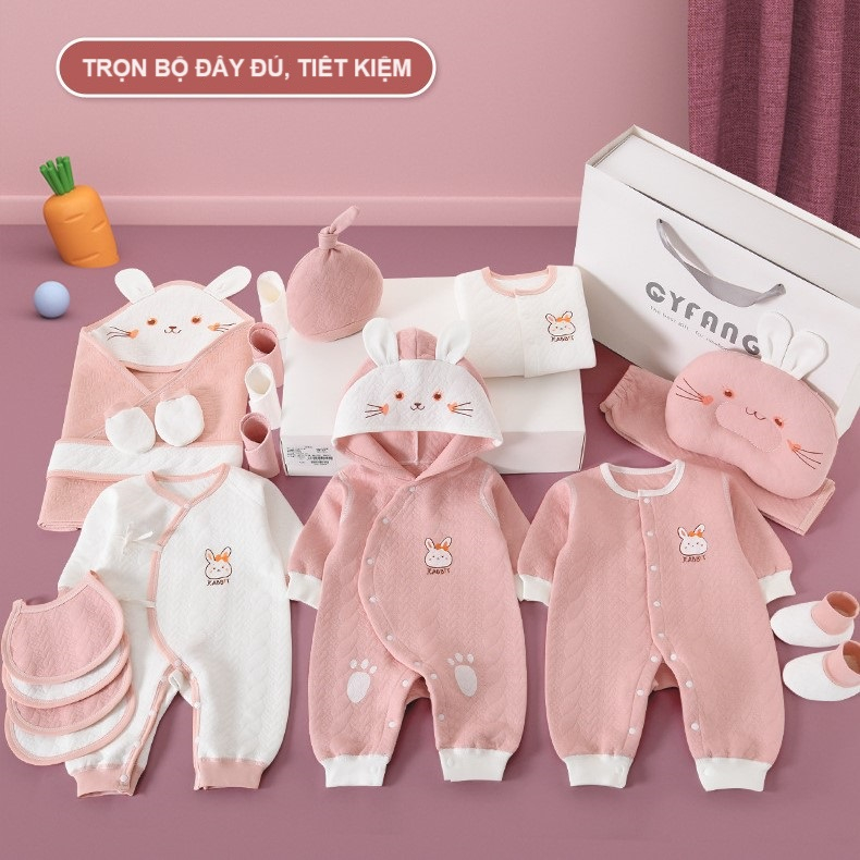 Set Quà tặng bé trai, bé gái sơ sinh, Quà tặng đầy tháng cao cấp