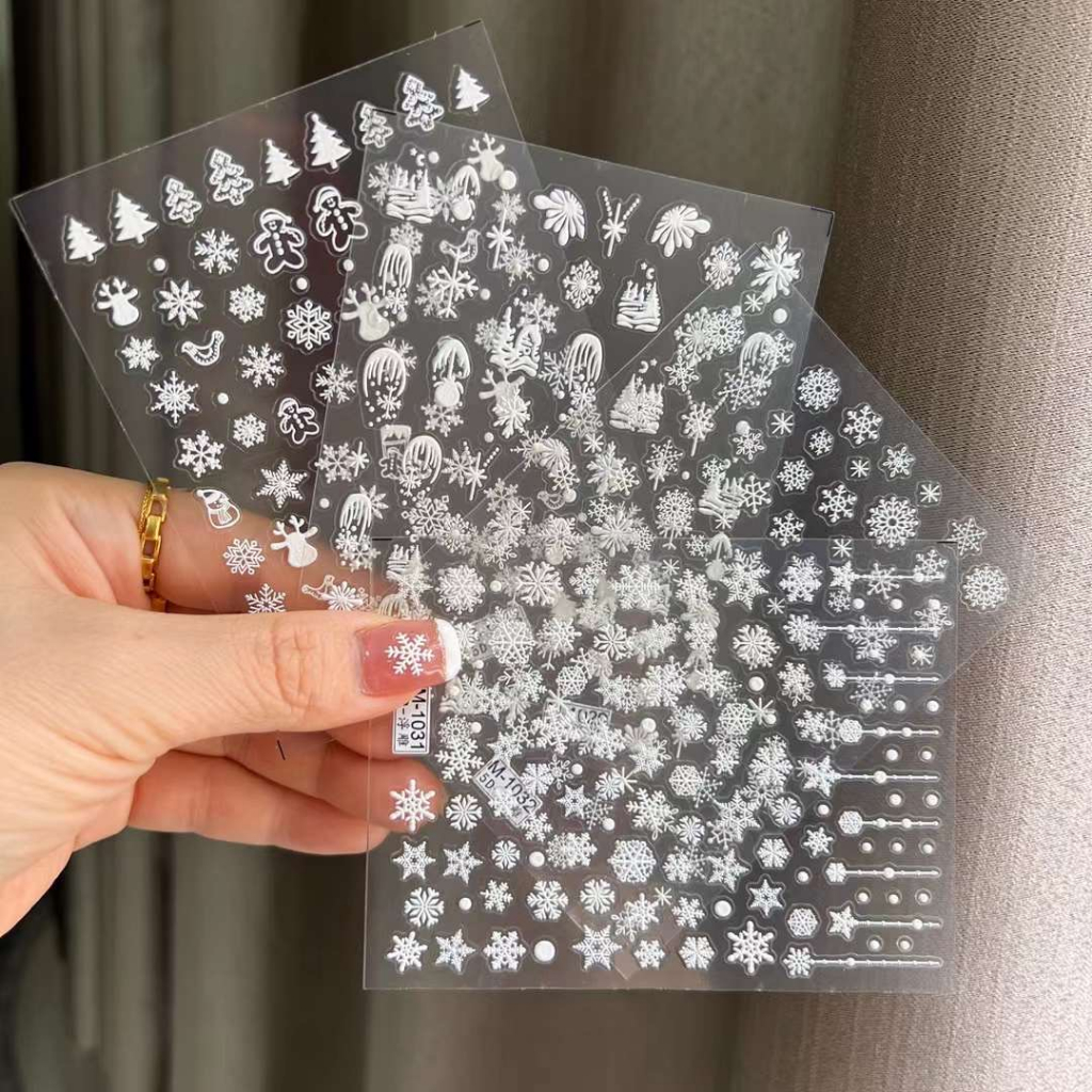 Mã sticker hoa tuyết 5d