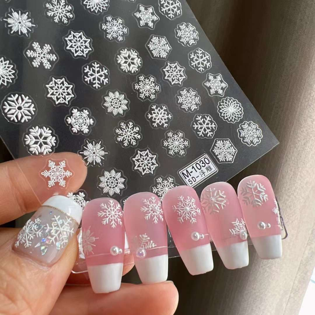 Mã sticker hoa tuyết 5d