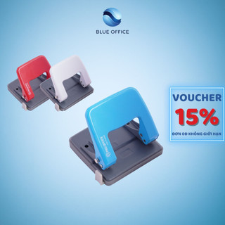 Máy Bấm Lỗ Giấy Pro Office, Cao Cấp 20 tờ giấy, Răng Bấm Sắc, Chắc Chắn, An Toàn Khi Sử Dụng, 3 màu trắng,đỏ,xanh PU102