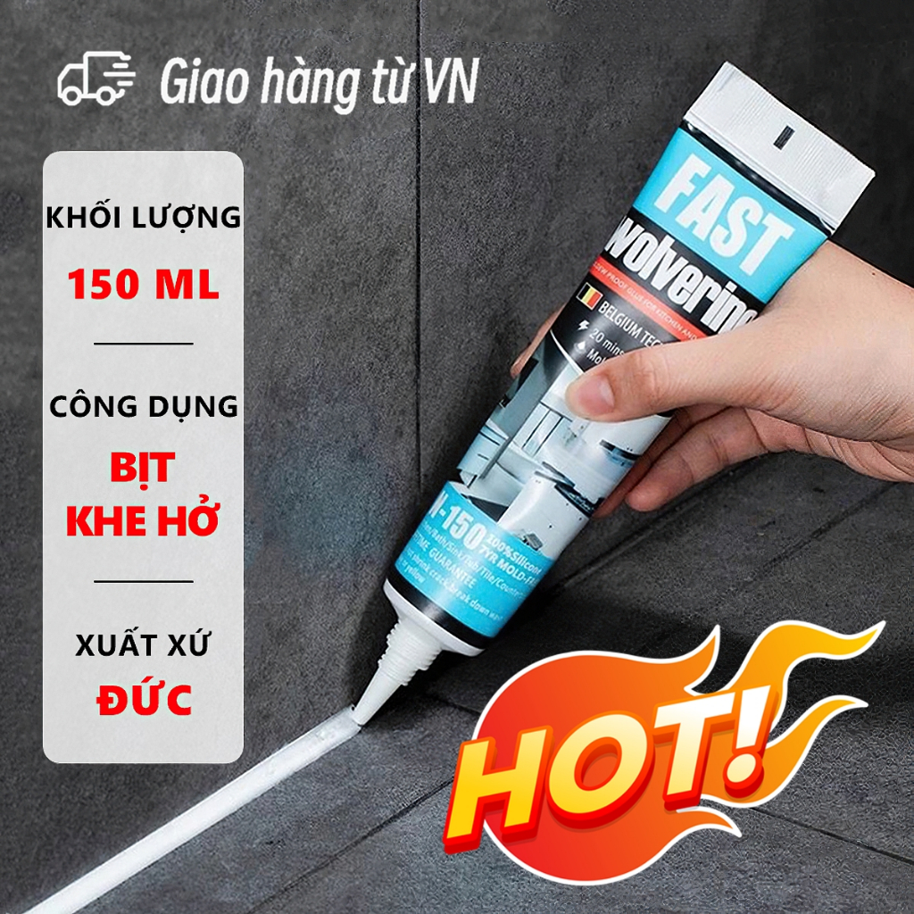 Keo bịt khe hở, chống thấm nước, nấm mốc siêu bền