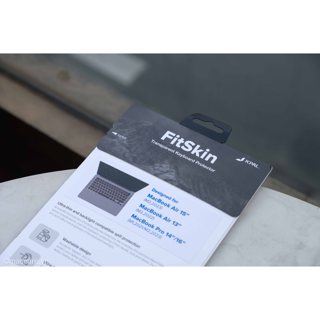 Miếng phủ bảo vệ bàn phím Macbook Air M2 13.6inch, 15inch jcpal