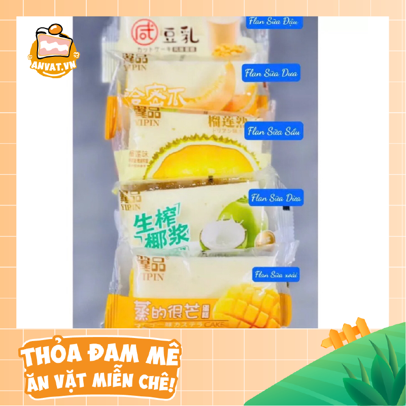 Bông Lan Hấp YIPIN 5 Vị