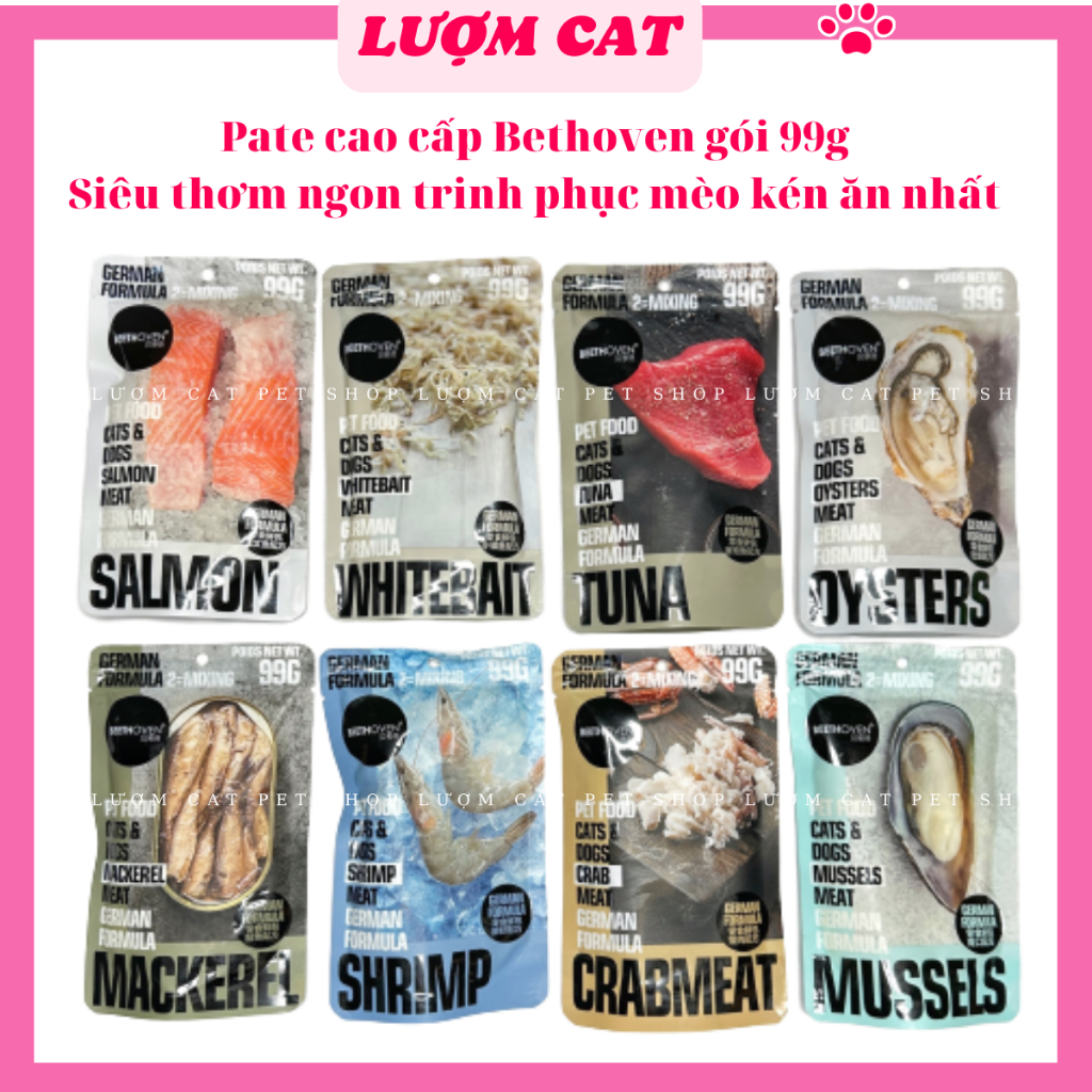 Pate TEb Beethoven 99Gram pate cao cấp  Dete 25/03/25 Lượm Cat