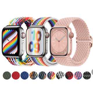 Dây đeo vải dệt bằng nylon đàn hồi cho đồng hồ aw series Ultra 10 9 8 7 6 SE 5 4 3 49mm 46mm 42mm 45mm 41mm 44mm 40mm 38