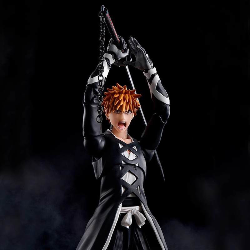 Mô hình nhân vật BLEACH Thần chết Ichigo Kugosaki SHFiguarts hàng chính hãng Bandai