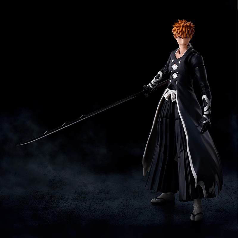 Mô hình nhân vật BLEACH Thần chết Ichigo Kugosaki SHFiguarts hàng chính hãng Bandai