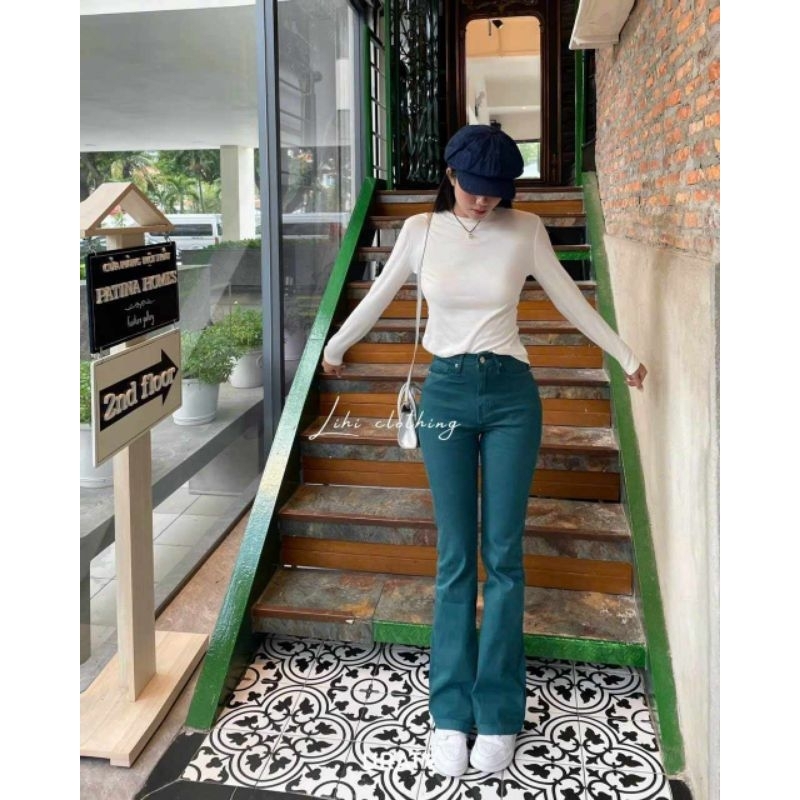 Áo thun dẻo trơn dài tay hàng QC