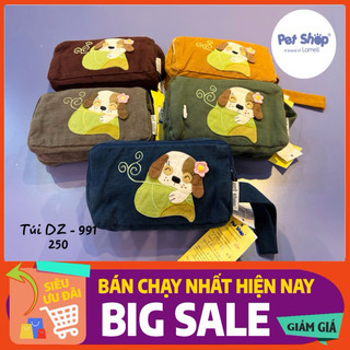 Bóp ví cầm tay nhiều ngăn PETSHOP chứa vật dụng - DZ 991 - Ảnh thật