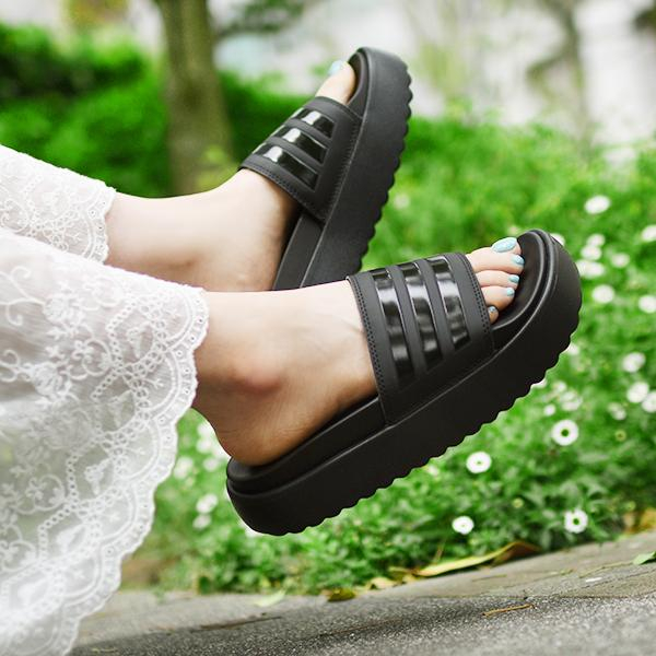 Dép 𝘼𝒅𝙞𝒅𝙖𝒔 Adilette PLATFORM ĐẾ CAO 4,5cm  AUTHENTIC 100%