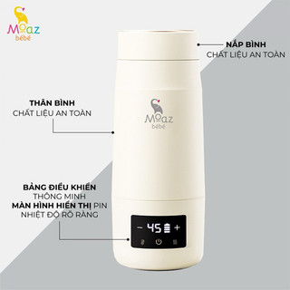 Bình đun nước pha sữa di động Moaz BéBé MB-058