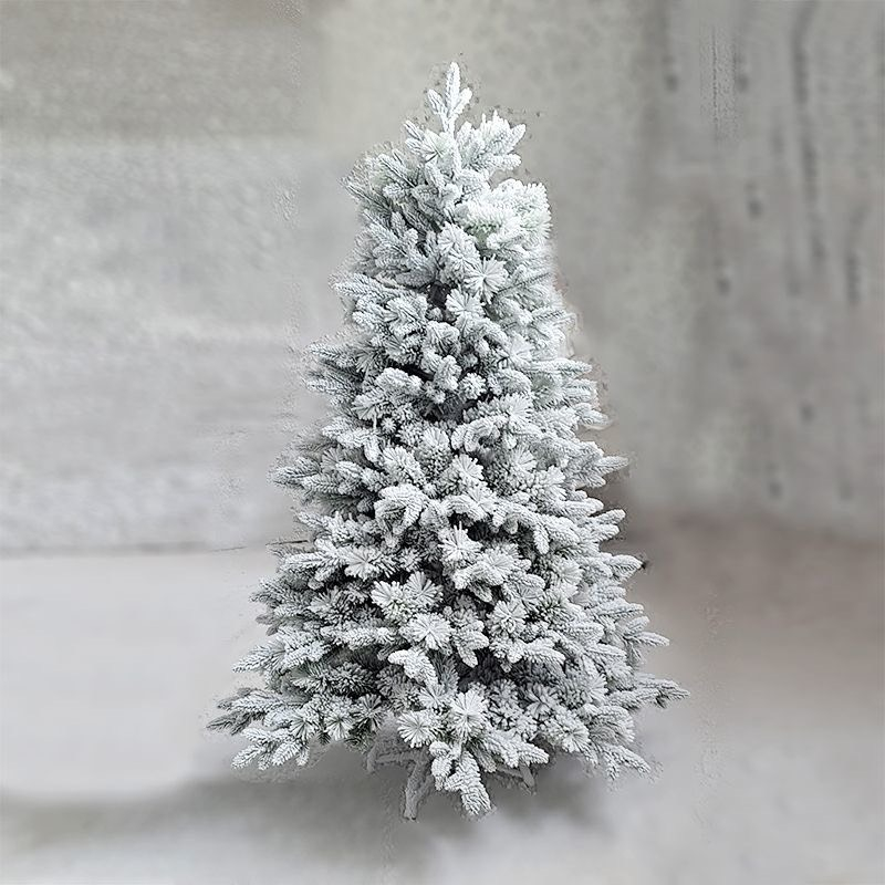 Cây Thông Tuyết Lá PE Cao Cấp C15 CAO 90CM loại tán dày rậm Cây Thông Trang Trí Noel